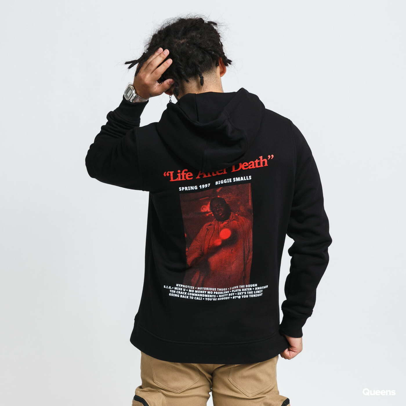Mikiny Urban Classics Notorious Big Life After Death Hoody Black