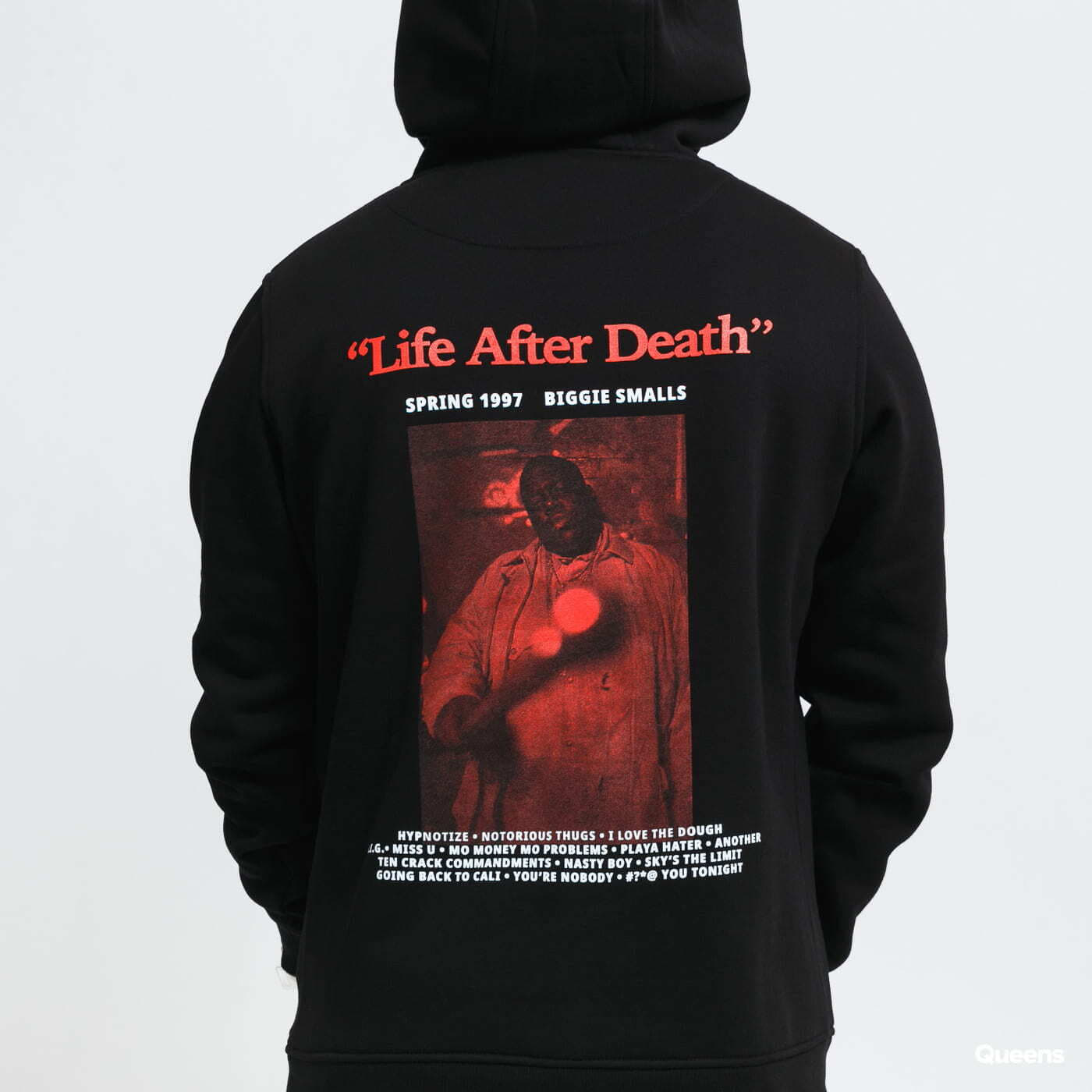 Mikiny Urban Classics Notorious Big Life After Death Hoody Black