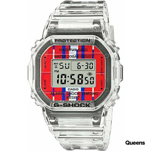 Watches Casio G Shock DWE 5600KS 7ER Transparent Green Orange Queens