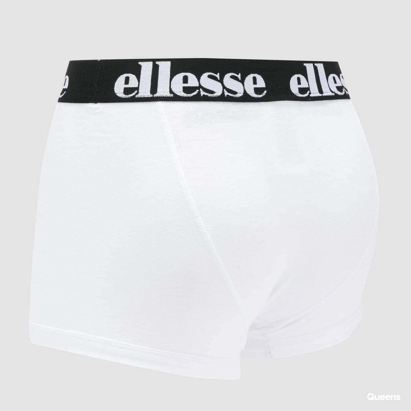 Boxerky ellesse Hali 3Pack Boxers Black/ Melange Grey/ White