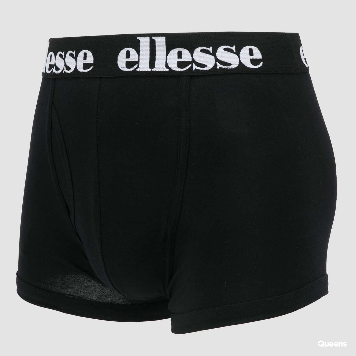 Boxerky ellesse Hali 3Pack Boxers Black/ Melange Grey/ White