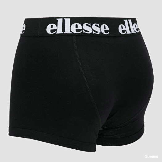 Calzoncillos de boxer ellesse Hali 3Pack Boxers Black Melange Grey White Queens