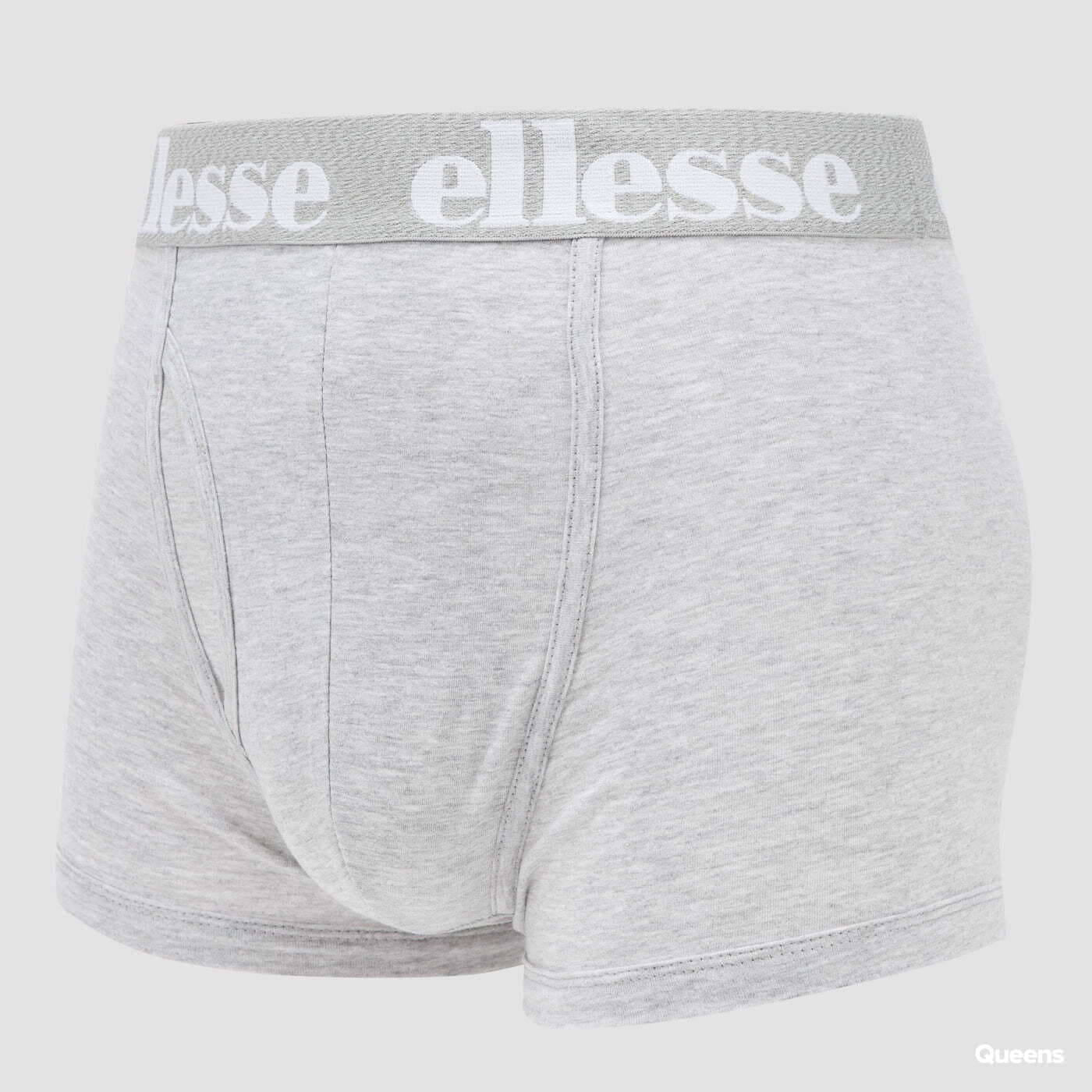 Boxerky ellesse Hali 3Pack Boxers Black/ Melange Grey/ White