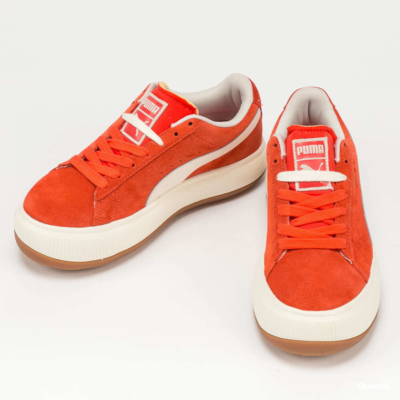Dámske topánky a tenisky Puma Suede Mayu UP Wn's Grenadine/ Marshmallow