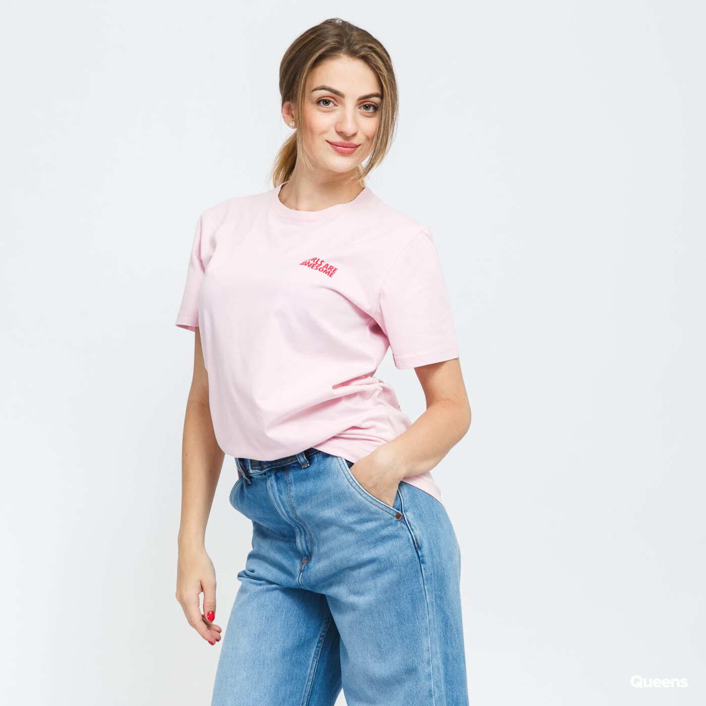 Trička Girls Are Awesome All Day Tee Pink