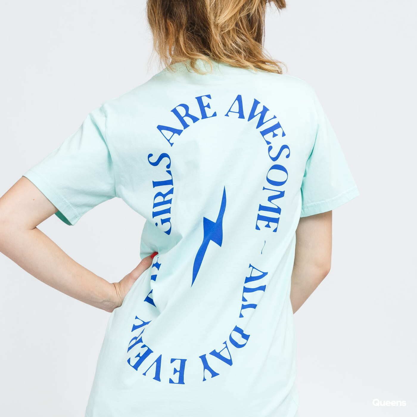 T Shirts Girls Are Awesome All Day Tee Mint Queens