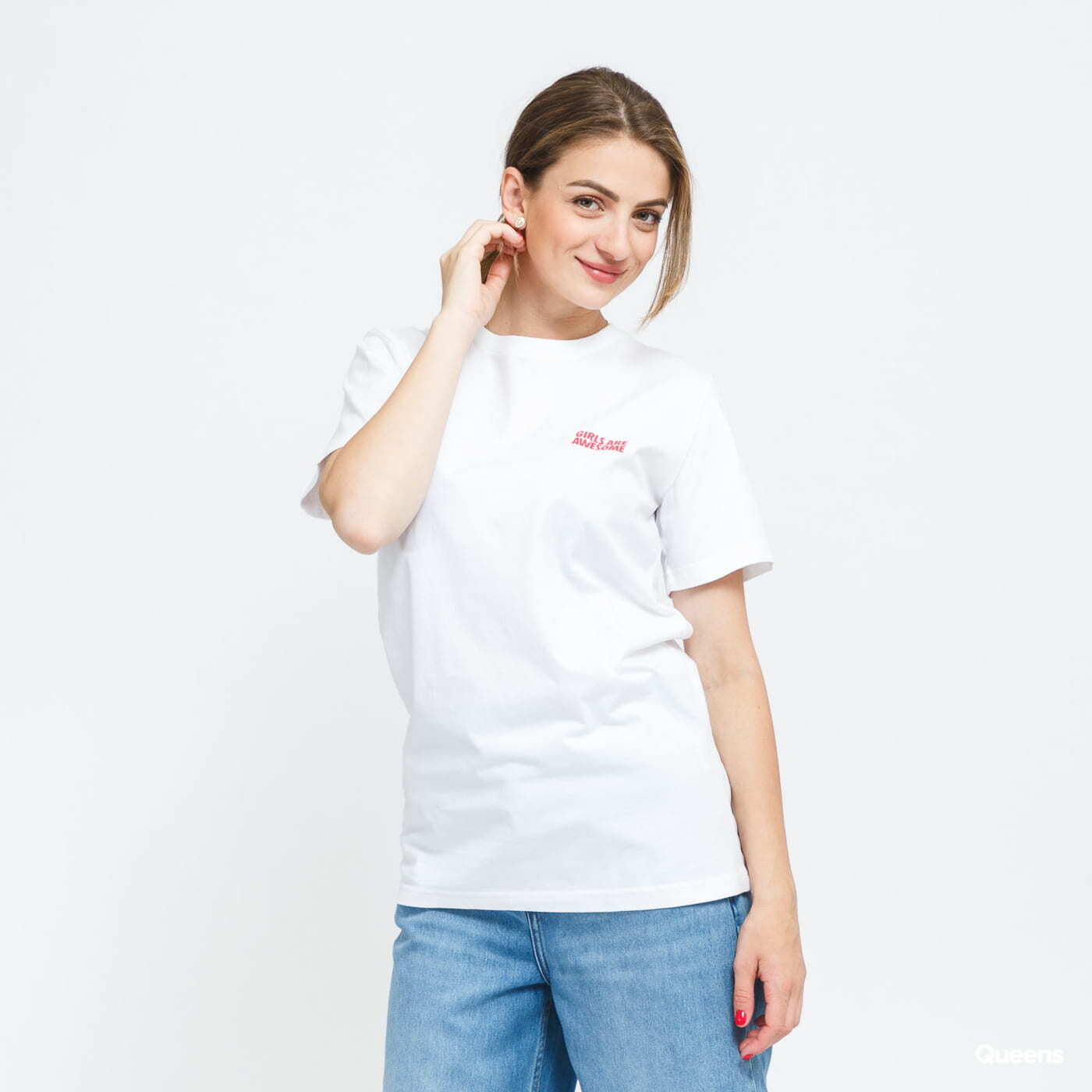 Trička Girls Are Awesome All Day Tee White