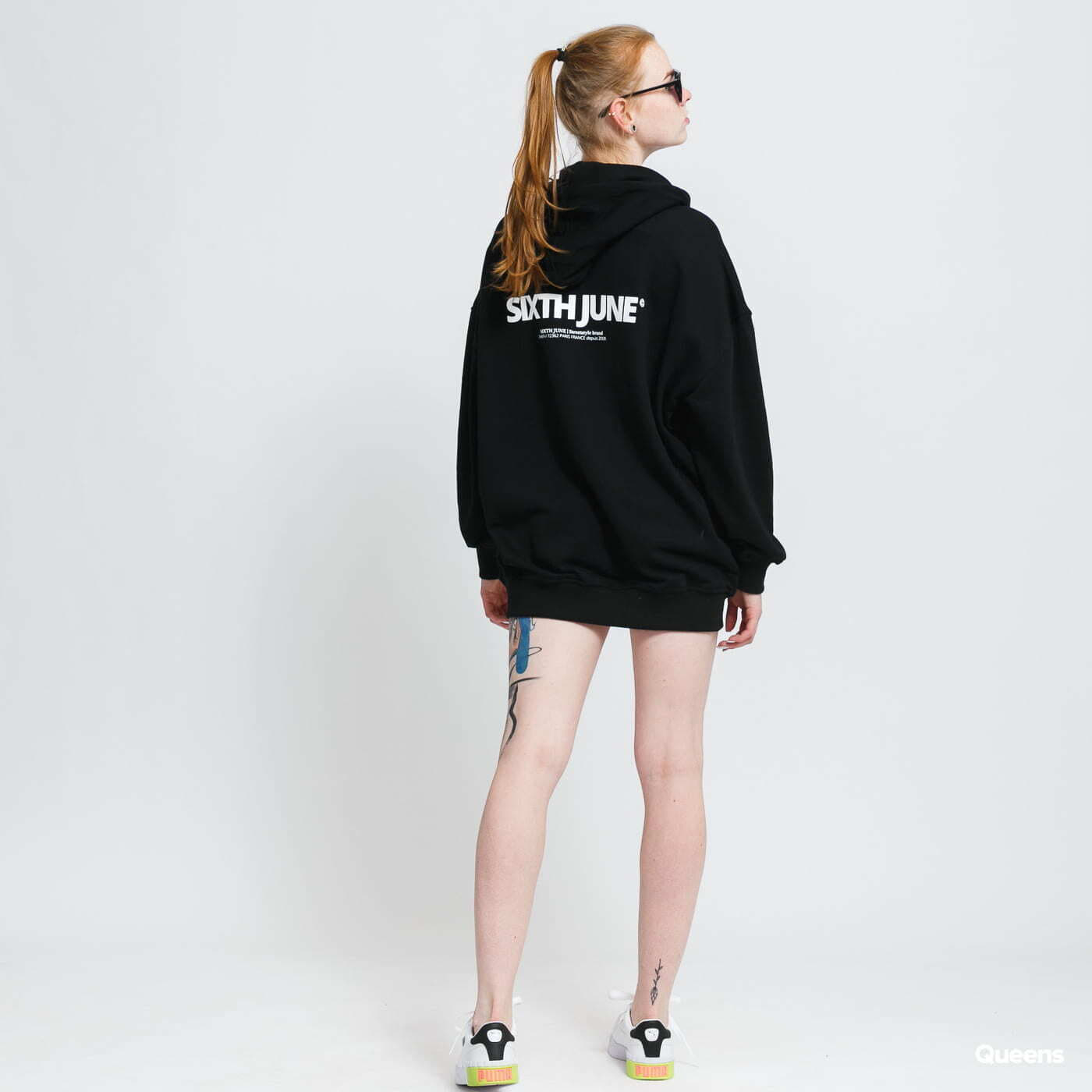 Hoodies and sweatshirts Sixth June Hoodie Dress Black Queens