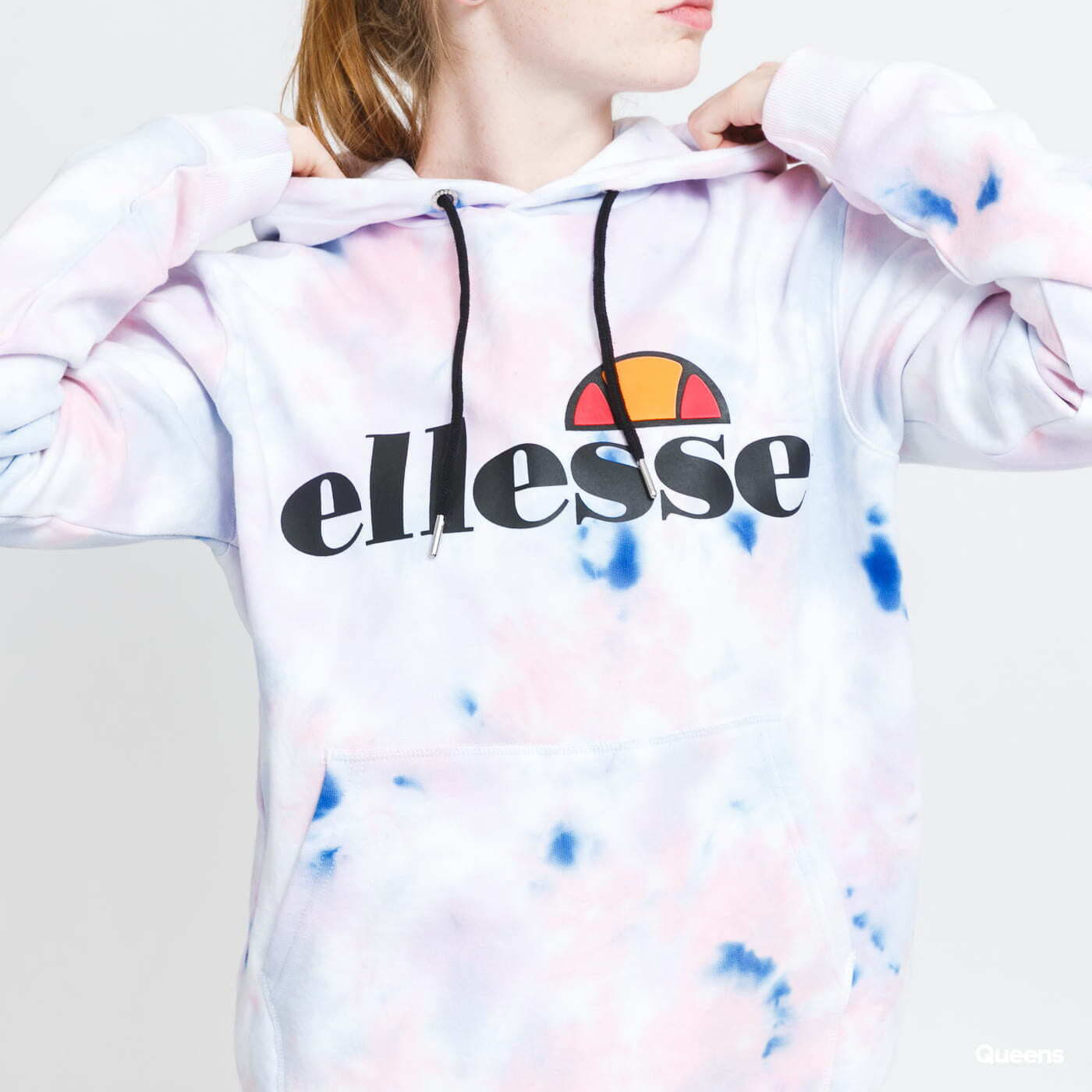 Ellesse padded jacket in washed tie dye deals