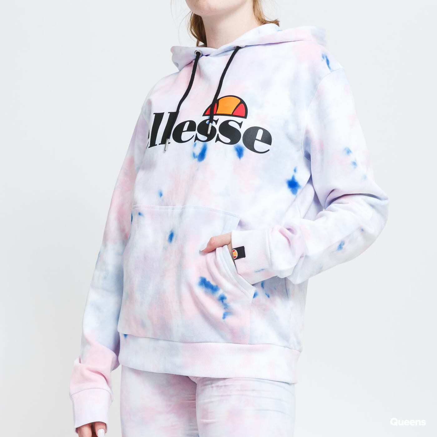 Ellesse tie dye on sale boyfriend hoodie dames