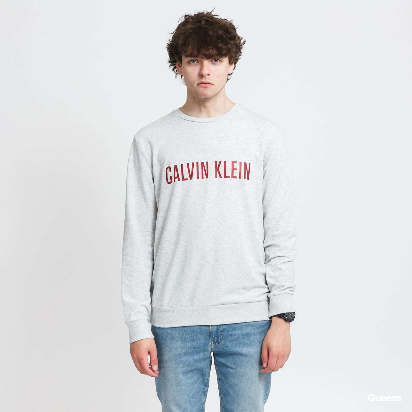 Hoodies and sweatshirts Calvin Klein LS Sweatshirt Melange Grey