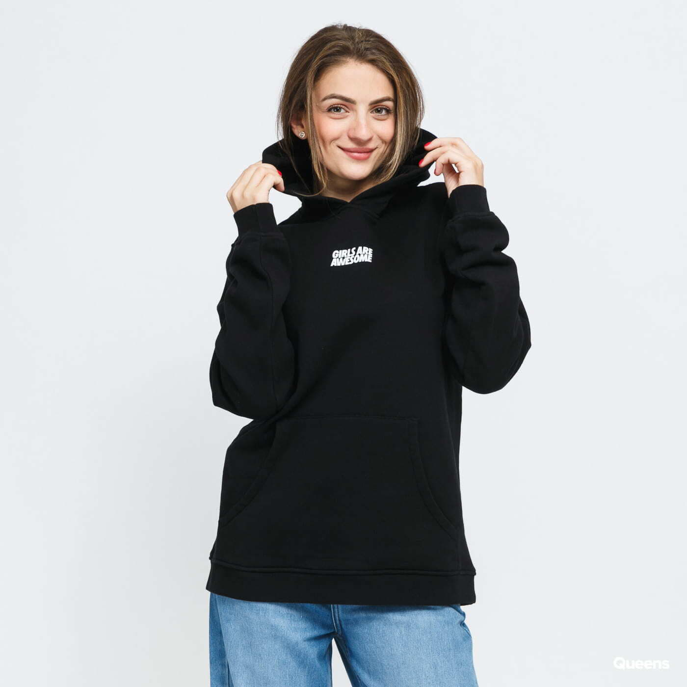 Mikiny Girls Are Awesome All Day Hoody Black