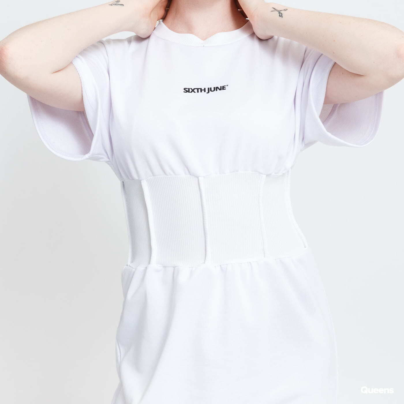 Sukienki Sixth June Essential Corset Dress White
