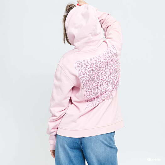 Sweatshirts Girls Are Awesome Messy Morning Hoody Pink Queens