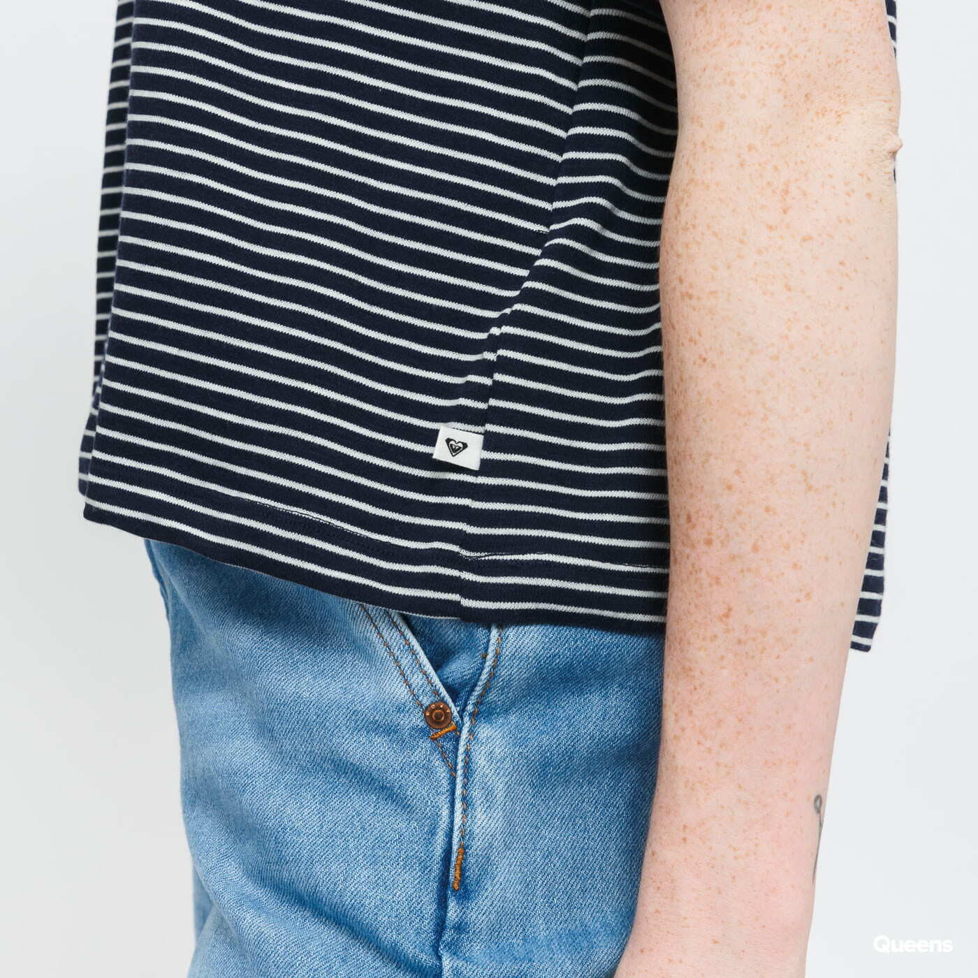 T-Shirts Roxy Infinity Is Beautiful Tee Navy/ White