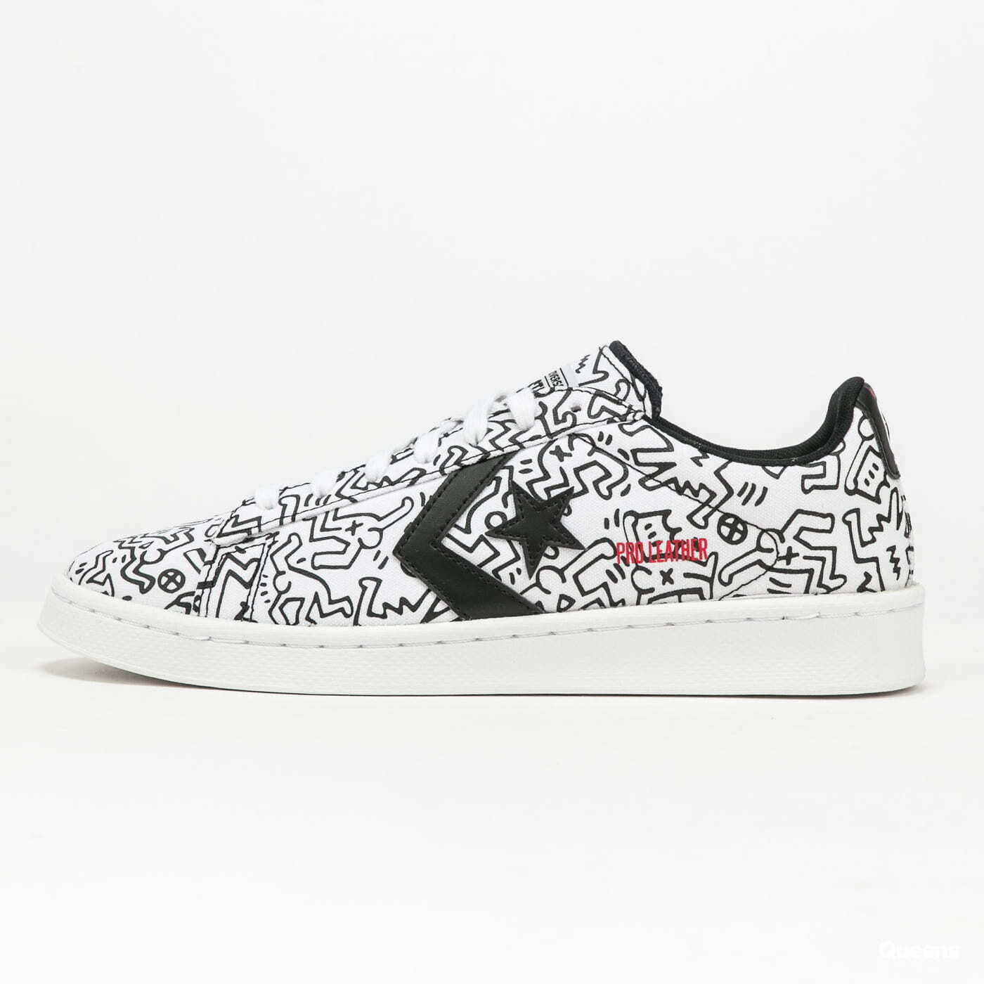 Zapatillas Hombre Converse Pro Leather OX White/ Black/ Red
