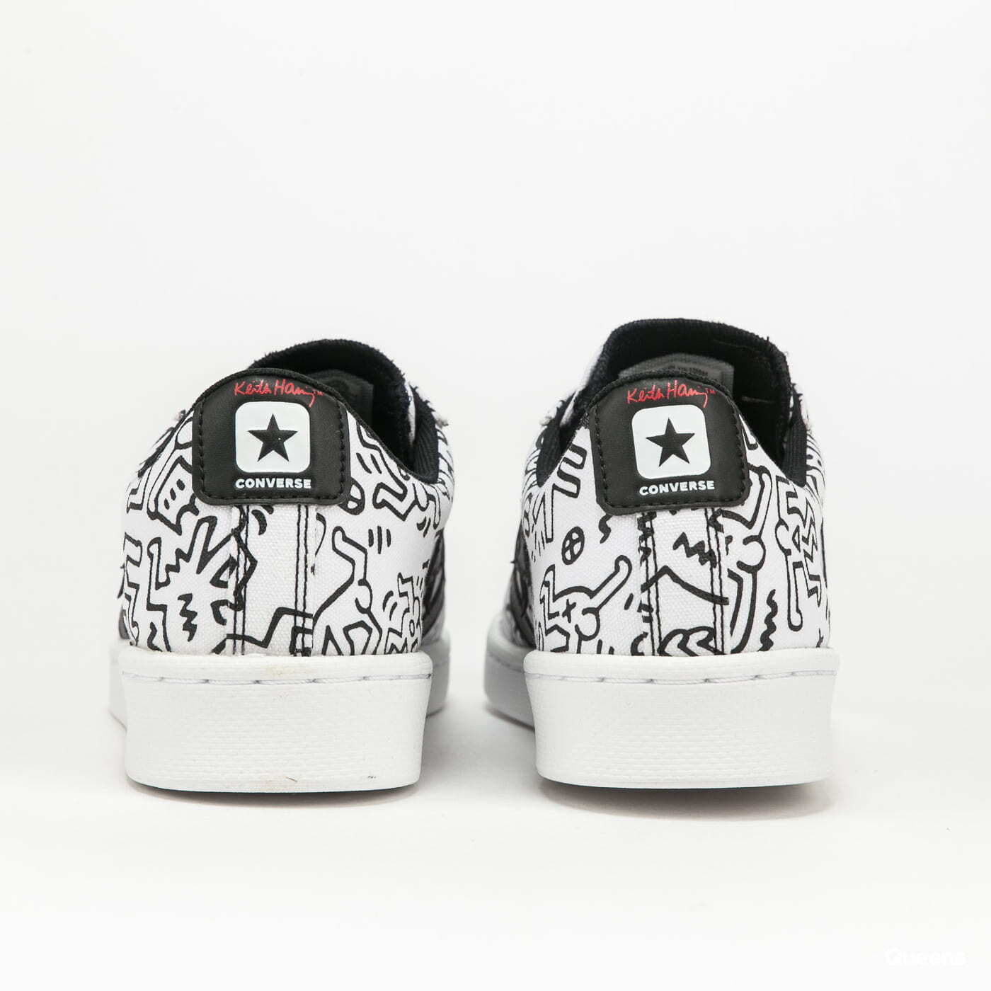 Zapatillas Hombre Converse Pro Leather OX White/ Black/ Red