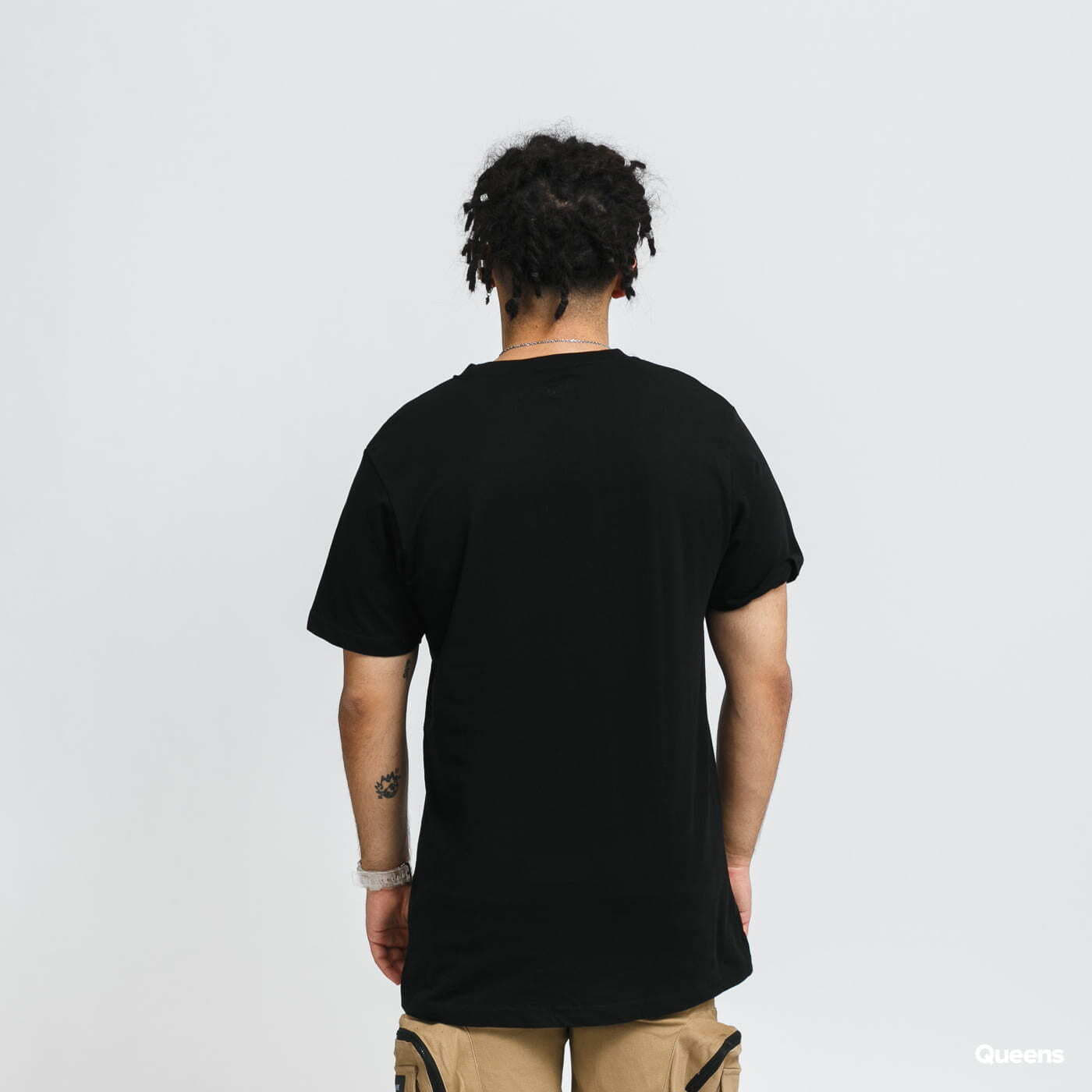 Trička Urban Classics Naughty By Nature Picture Tee Black