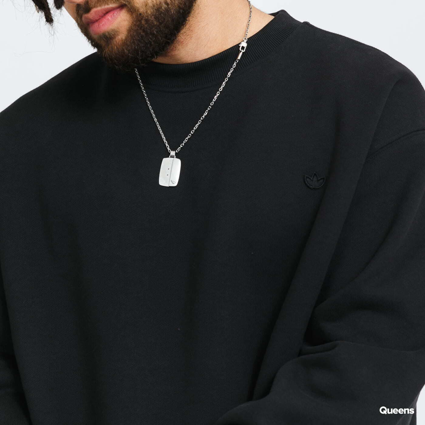 Kapucnis pulóverek és pulcsik adidas C Crew Black