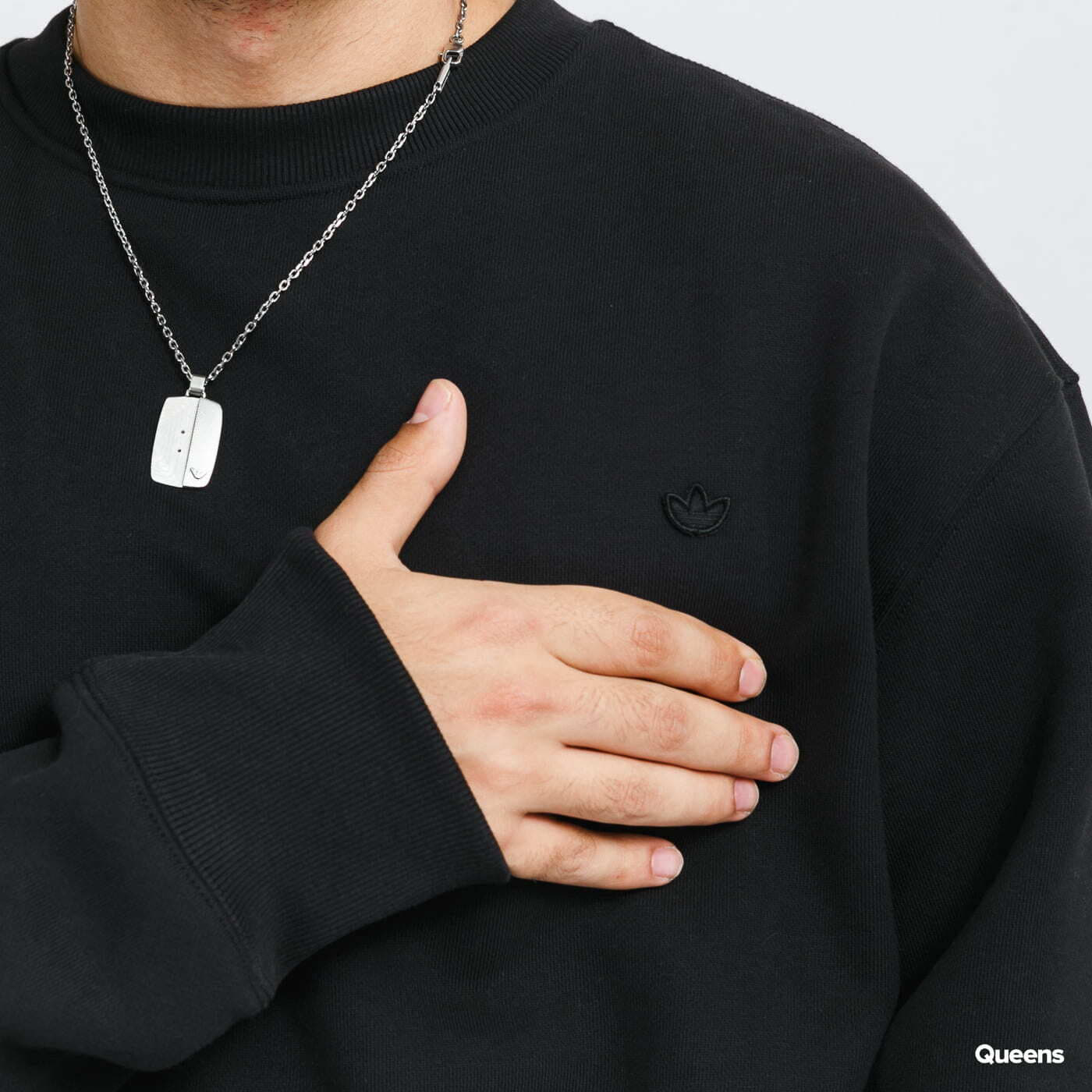 Kapucnis pulóverek és pulcsik adidas C Crew Black