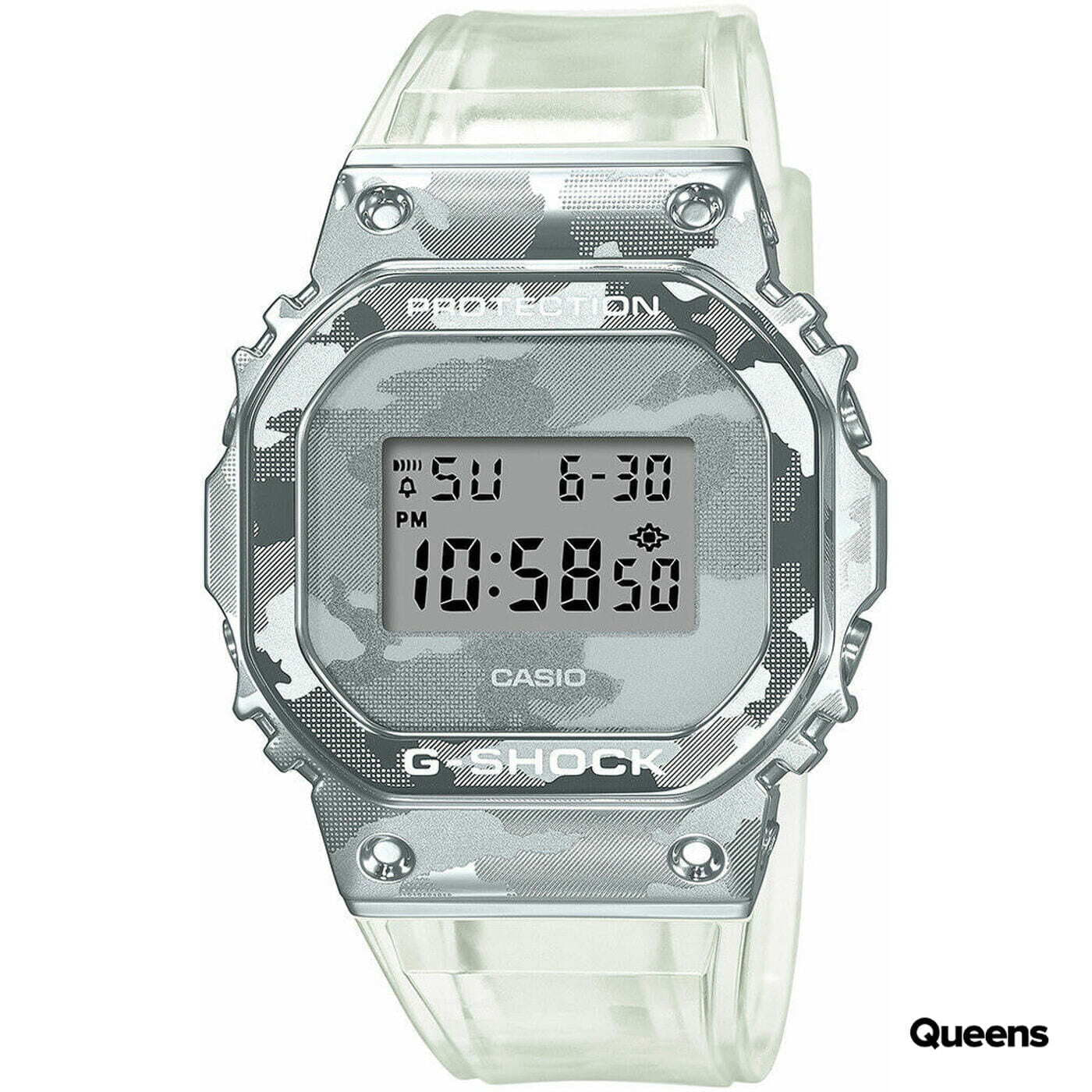 Watches Casio G-Shock GM 5600SCM-1ER "Skeleton Camouflage Series" Transparent/ Camo