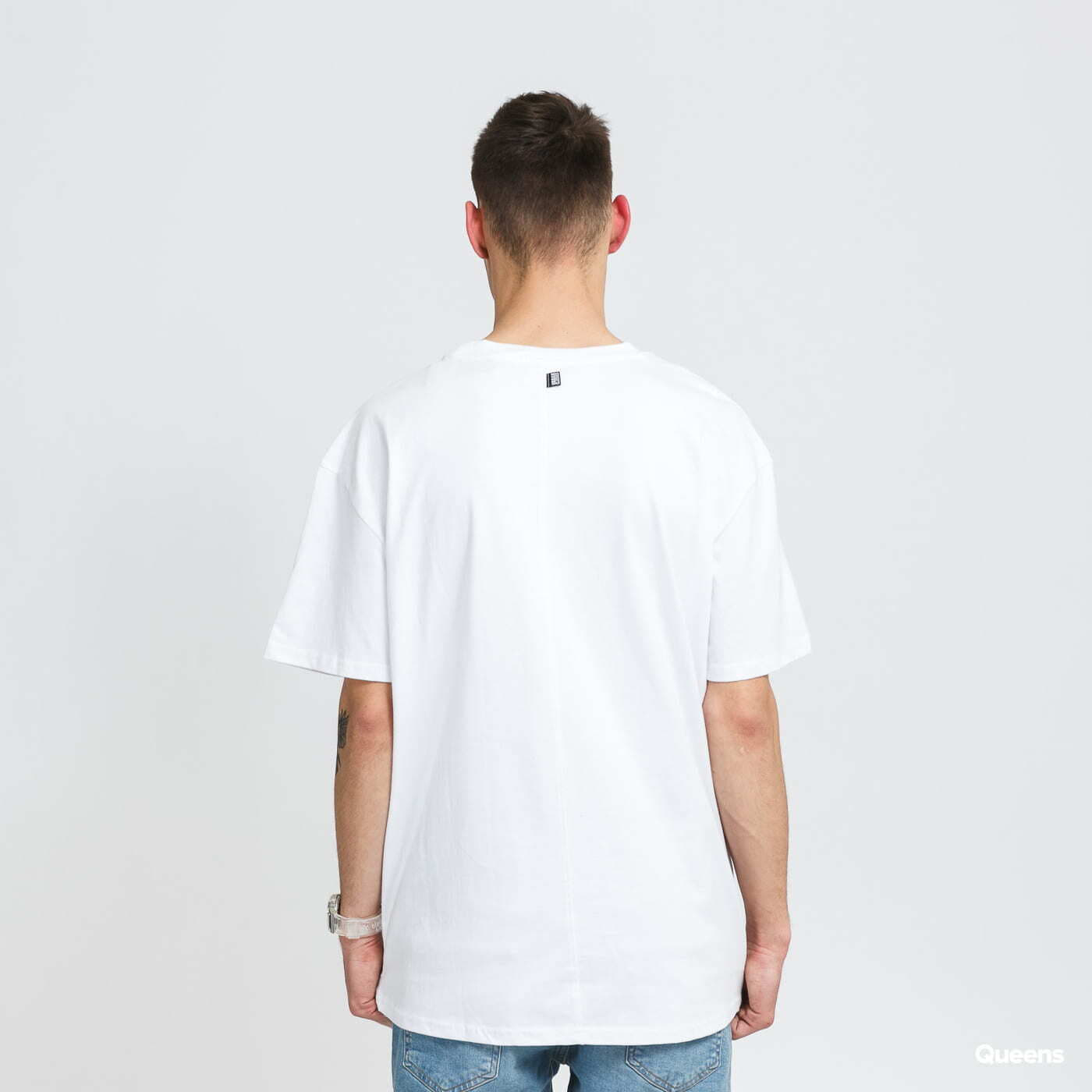Tričká Urban Classics Oversized Big Flap Pocket Tee White