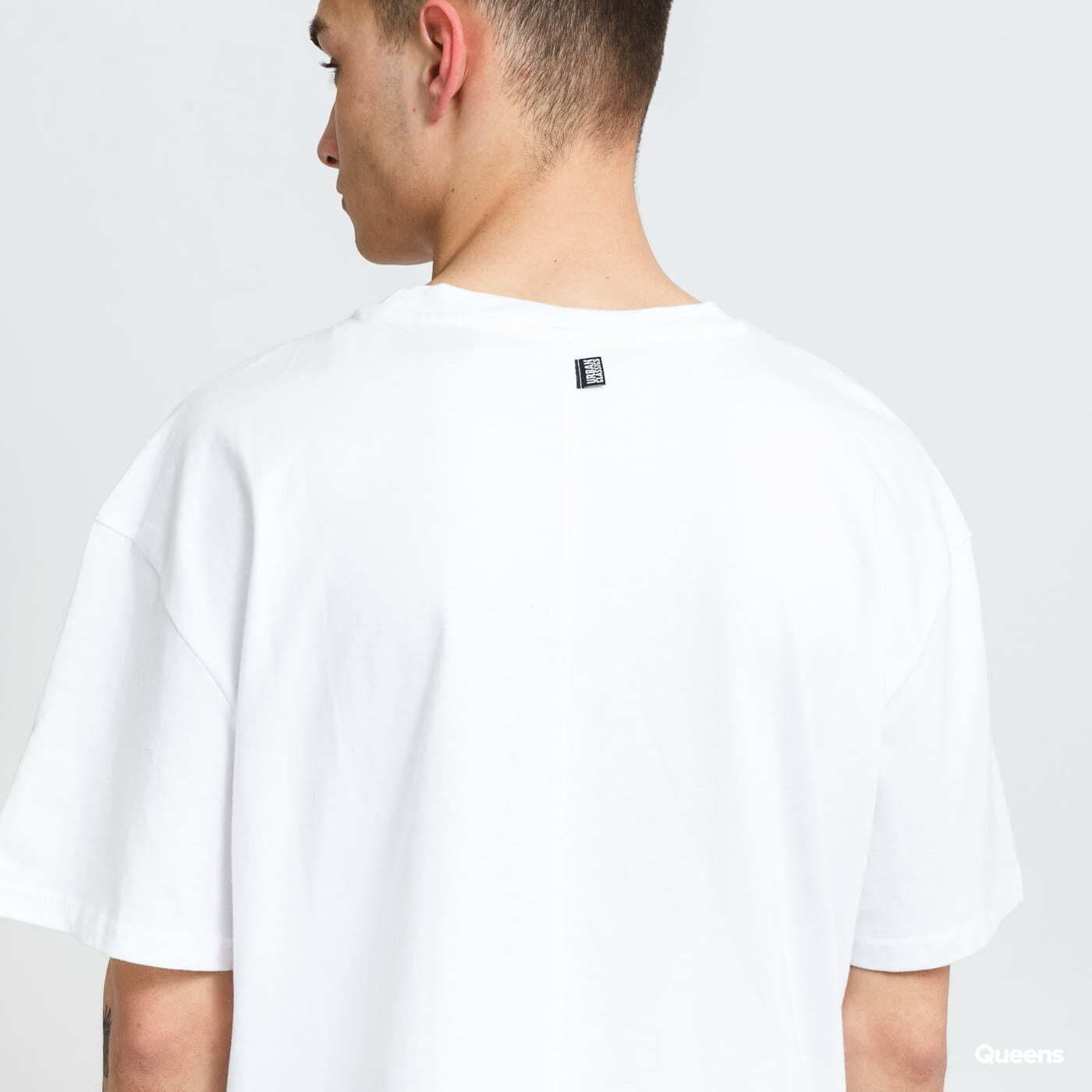 Tričká Urban Classics Oversized Big Flap Pocket Tee White