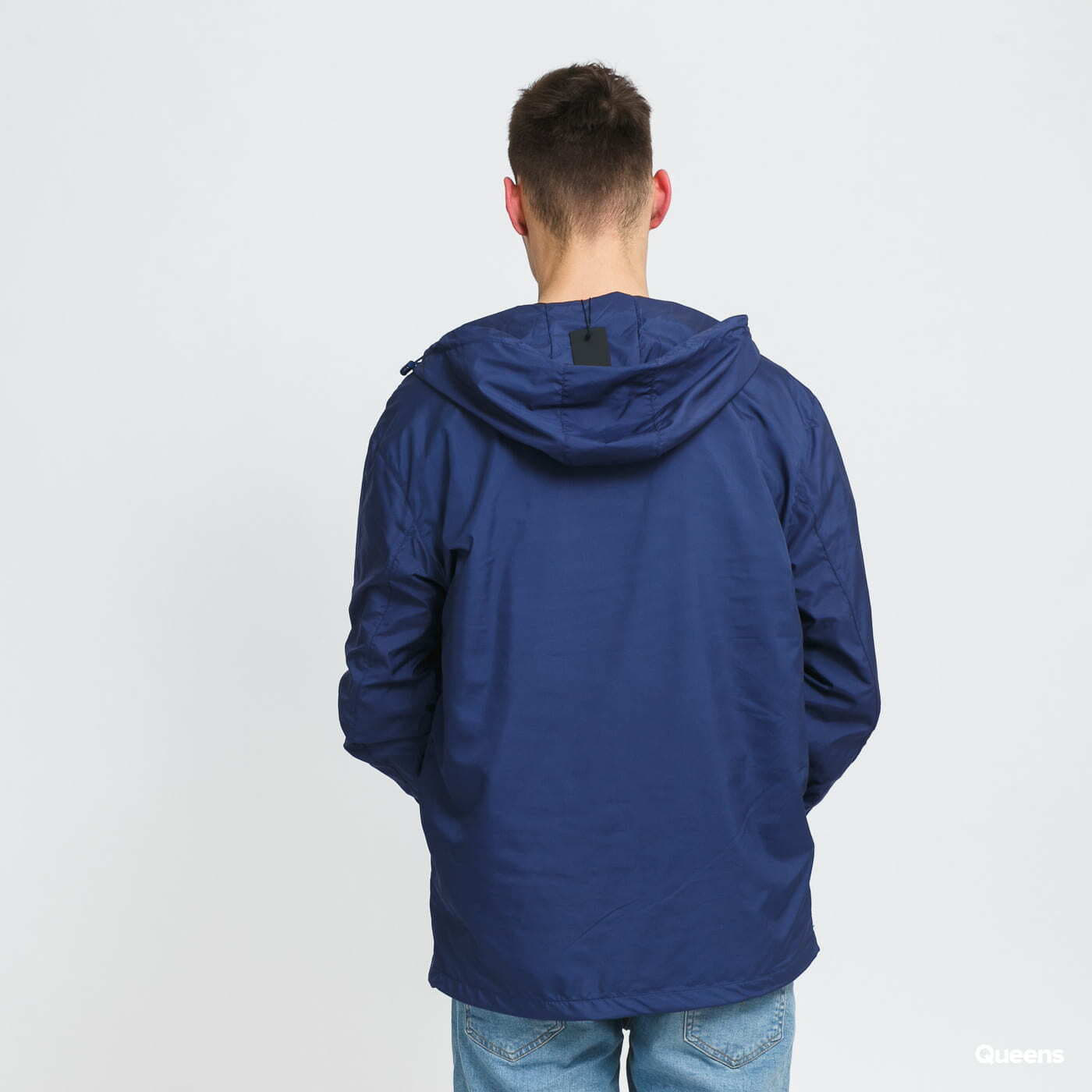 Windbreakers Urban Classics Basic Pull Over Jacket Navy