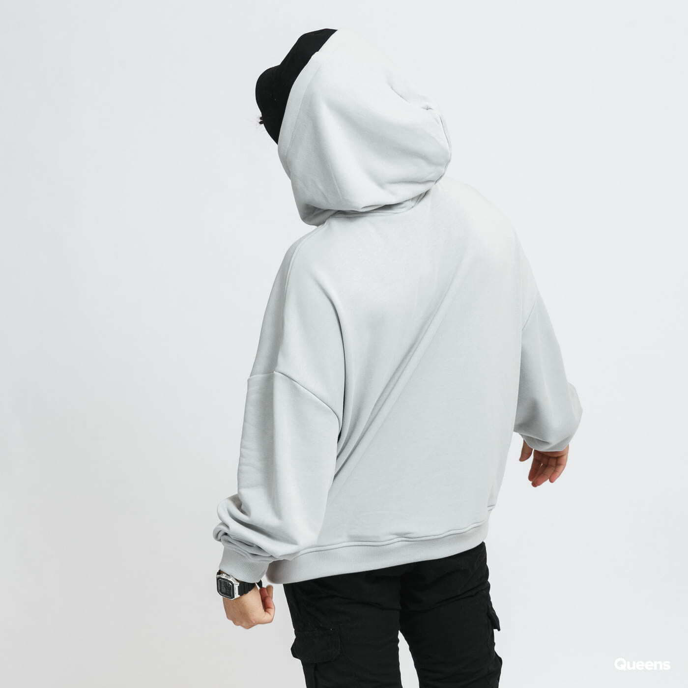 Mikiny Urban Classics 80's Hoody Grey