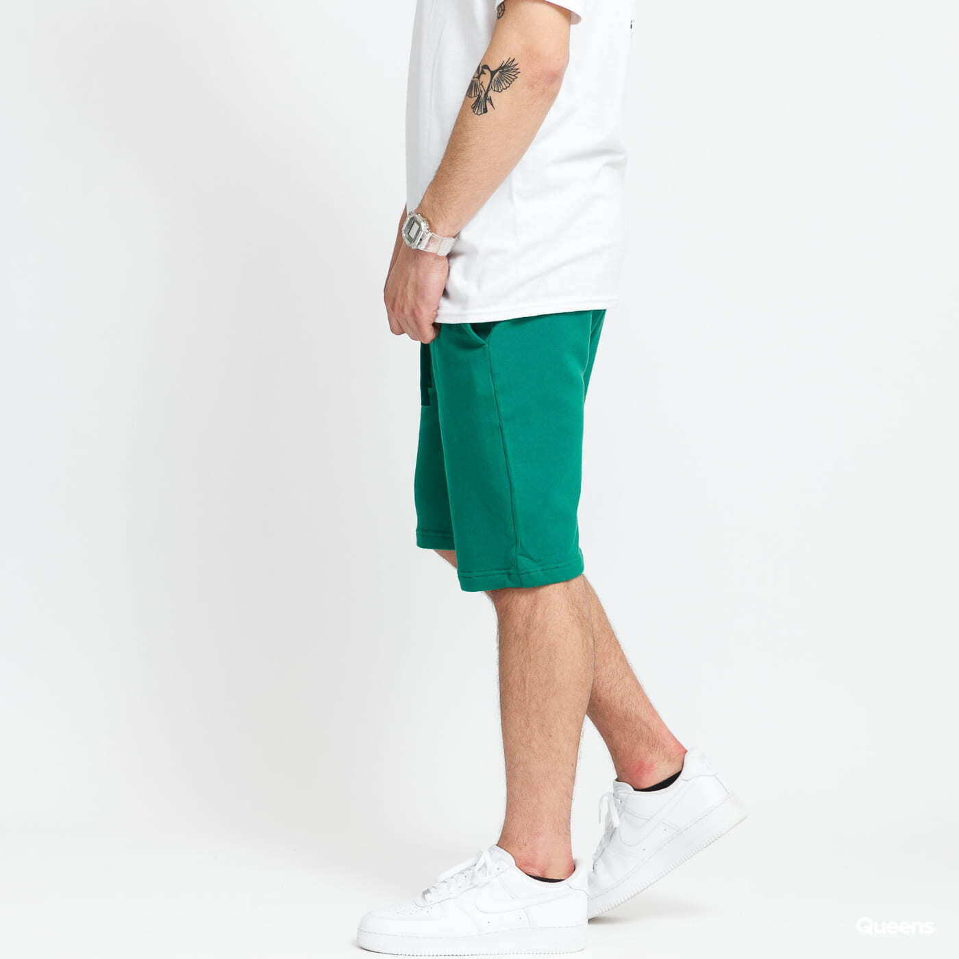 Shorts Urban Classics Basic Sweatshorts Green