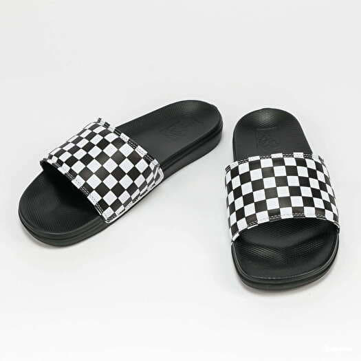 Vans  La Costa Slide-On Checkerboard Black/Black Sandals