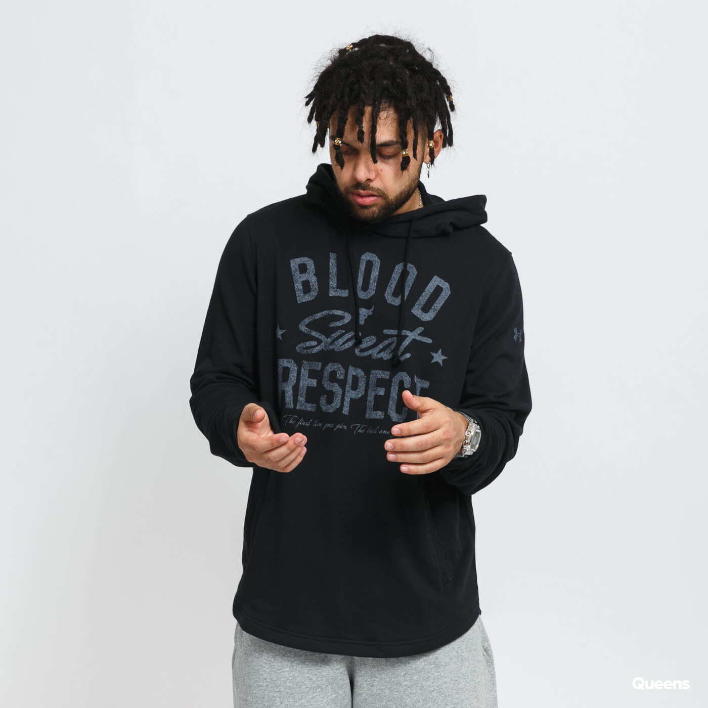Sweatshirt Project Rock Terry BSR Hoodie S - Under Armour - Modalova