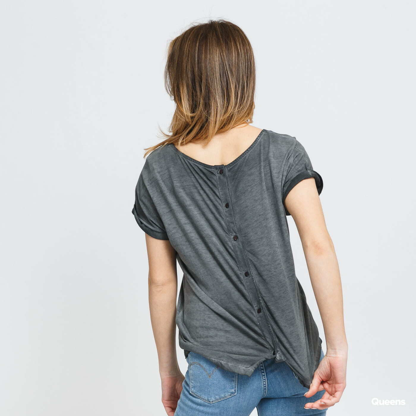 Tričká Roxy Summertime Happiness Tee Dark Grey