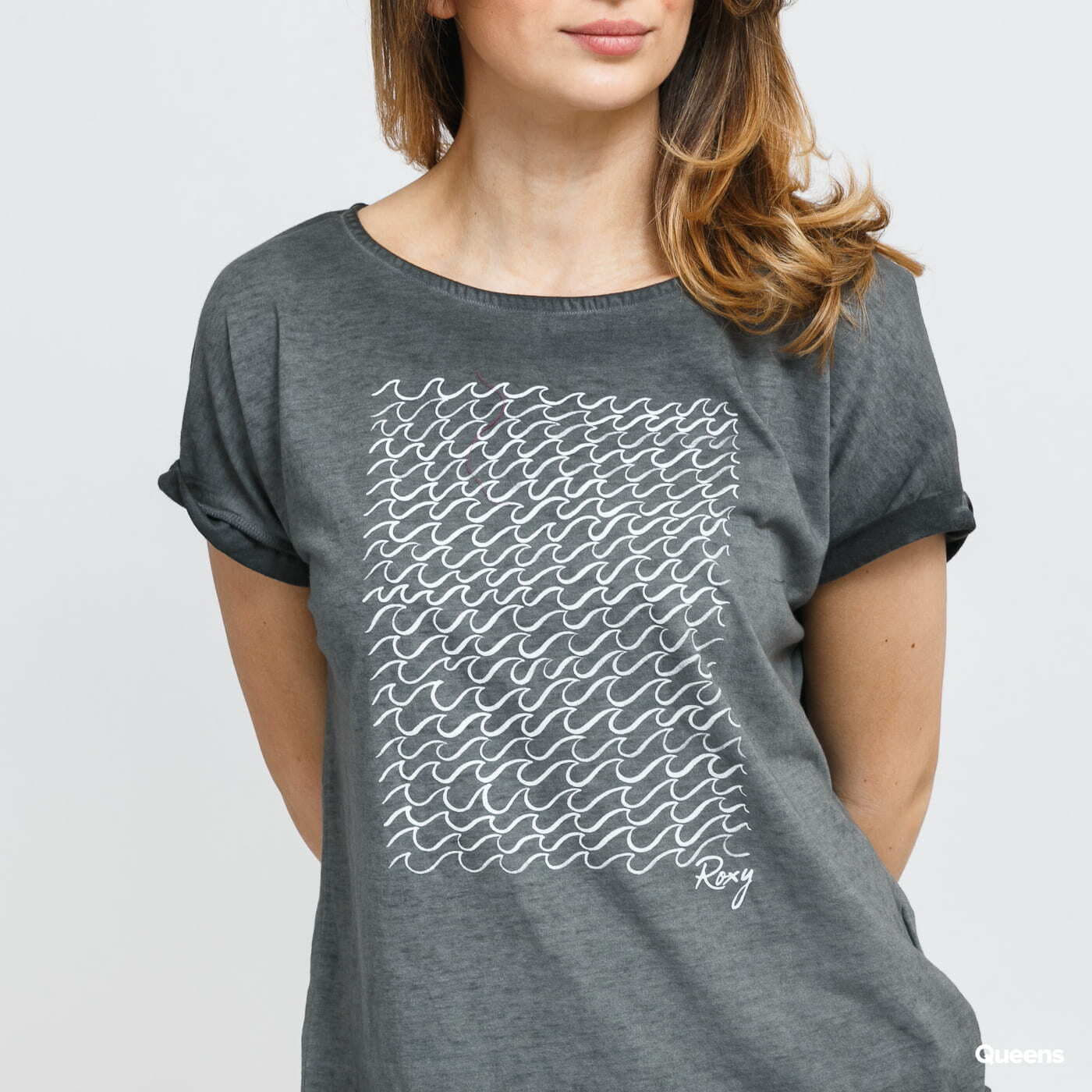Tričká Roxy Summertime Happiness Tee Dark Grey