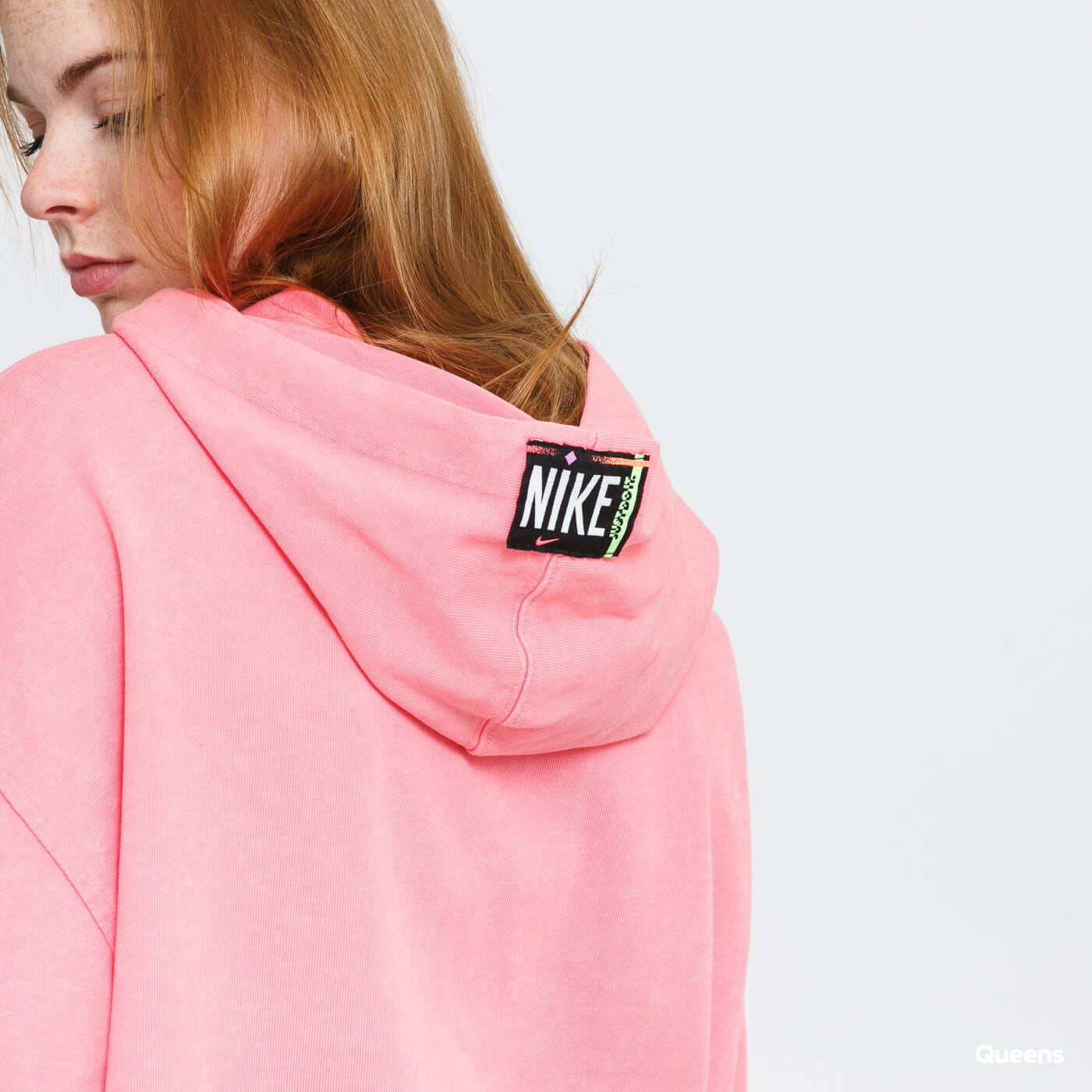 Sweatshirts Nike W NSW Wash Hoodie Pink Queens