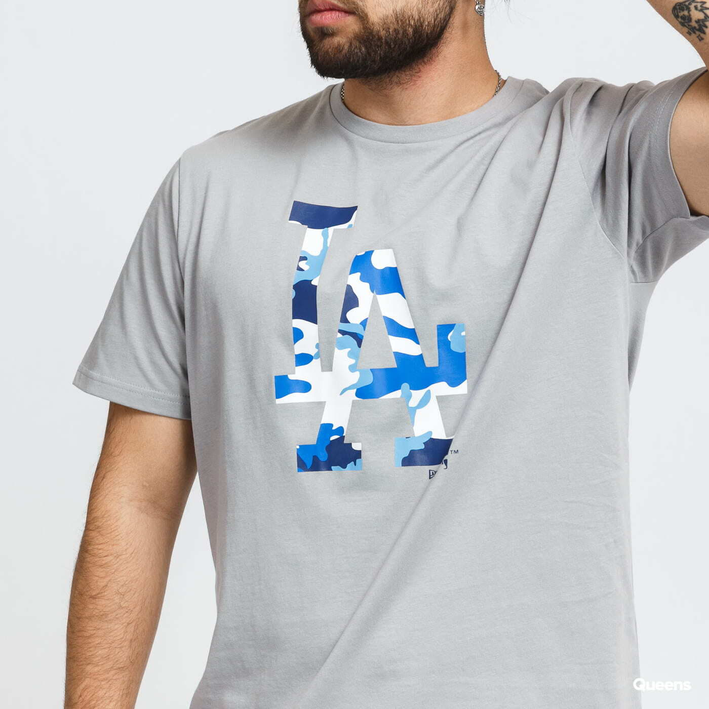 Tričká New Era MLB Camo LA Dodgers Grey/ Camo Blue/ Navy/ White