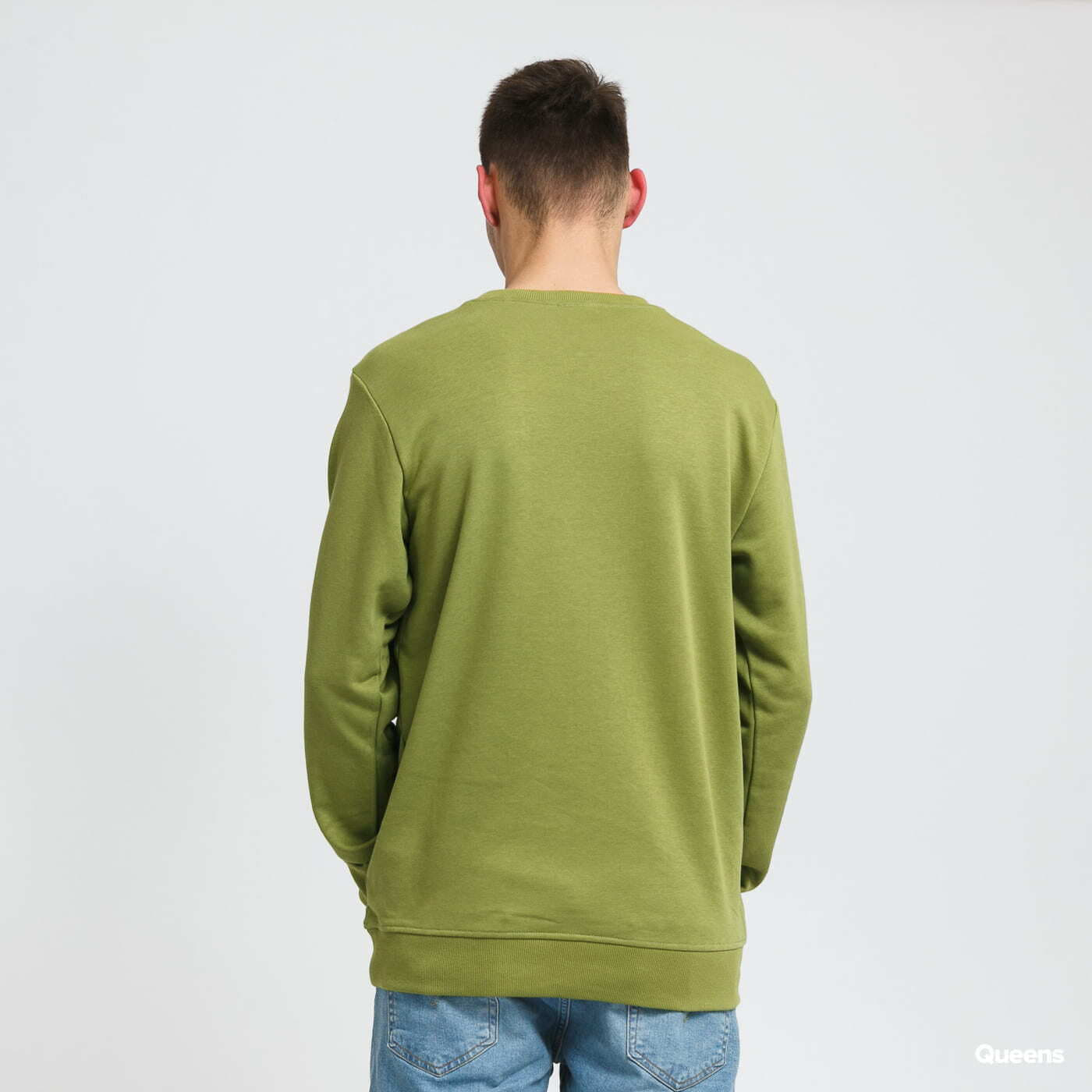 Hoodies and sweatshirts  Urban Classics Basic Terry Crew Green
