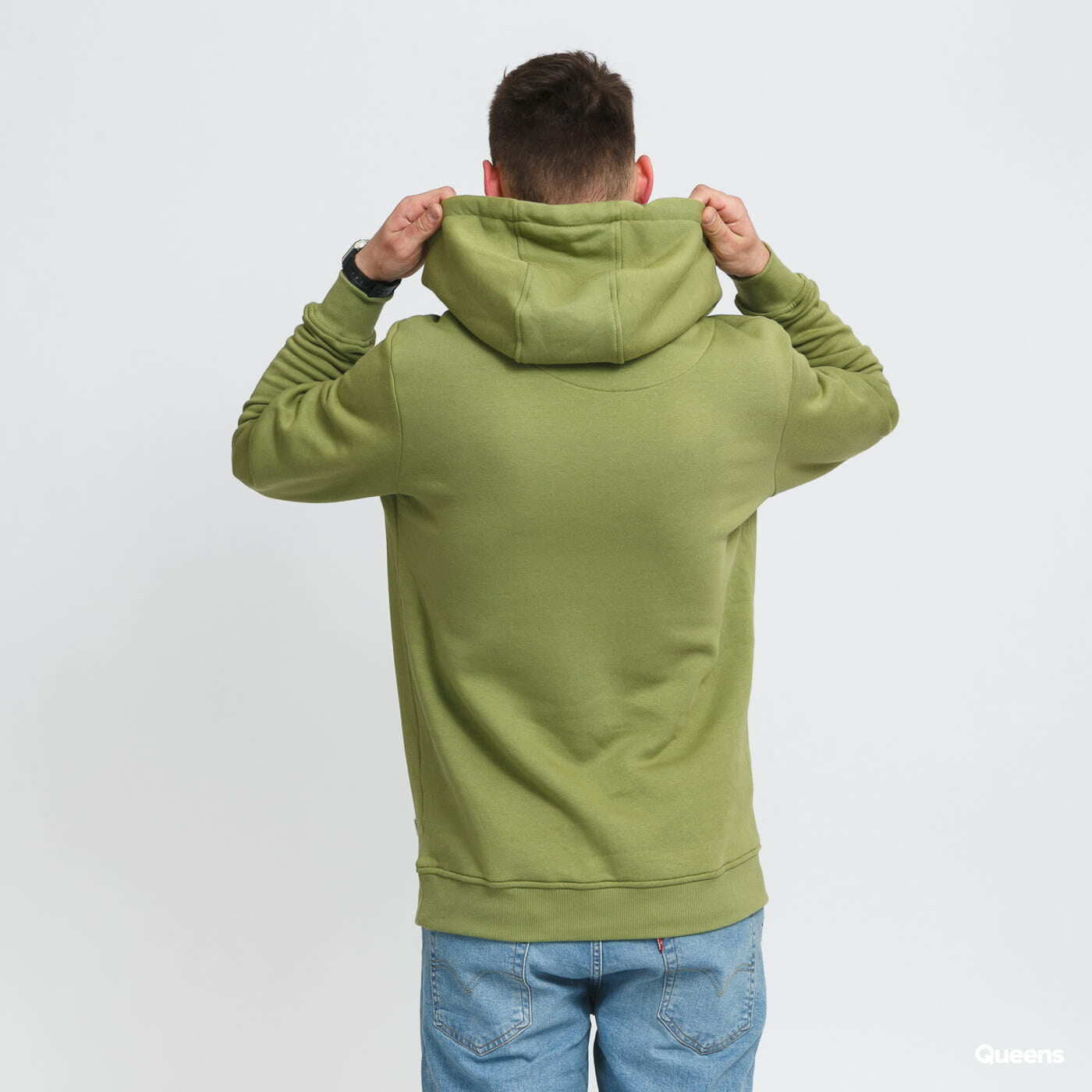 Sweatshirts Urban Classics Organic Basic Hoody Green