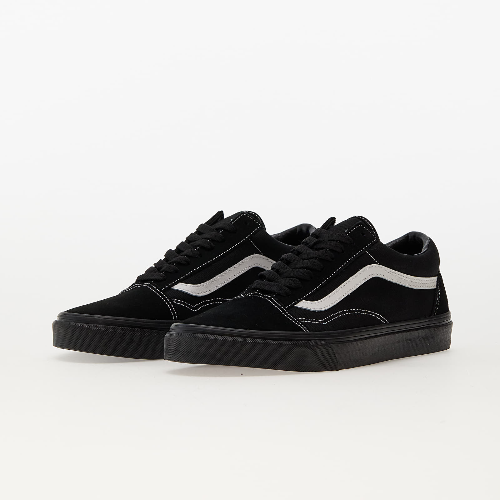 Men s shoes Vans Old Skool Suede Canvas Black Queens