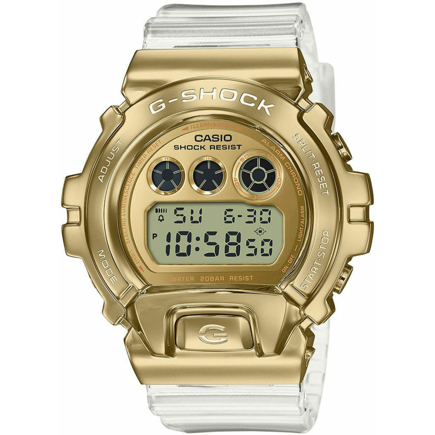 Watches Casio G-Shock GM 6900SG-9ER Gold/ Transparent
