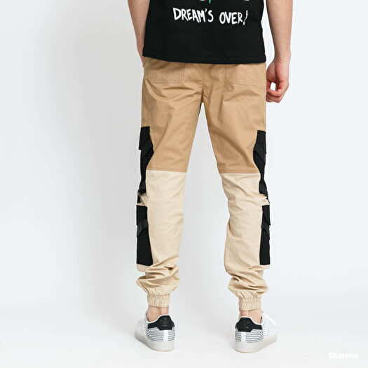 Cargo Broek Sixth June Tactical Cargo Pants Beige Black Queens
