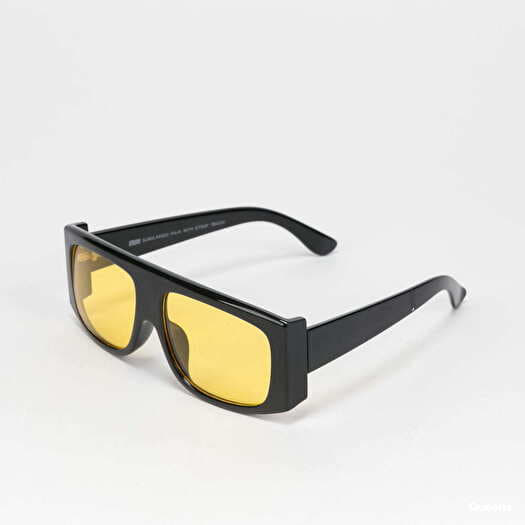 | Classics Sunglasses Black/ Yellow Queens Sonnenbrillen Urban Raja With Strap