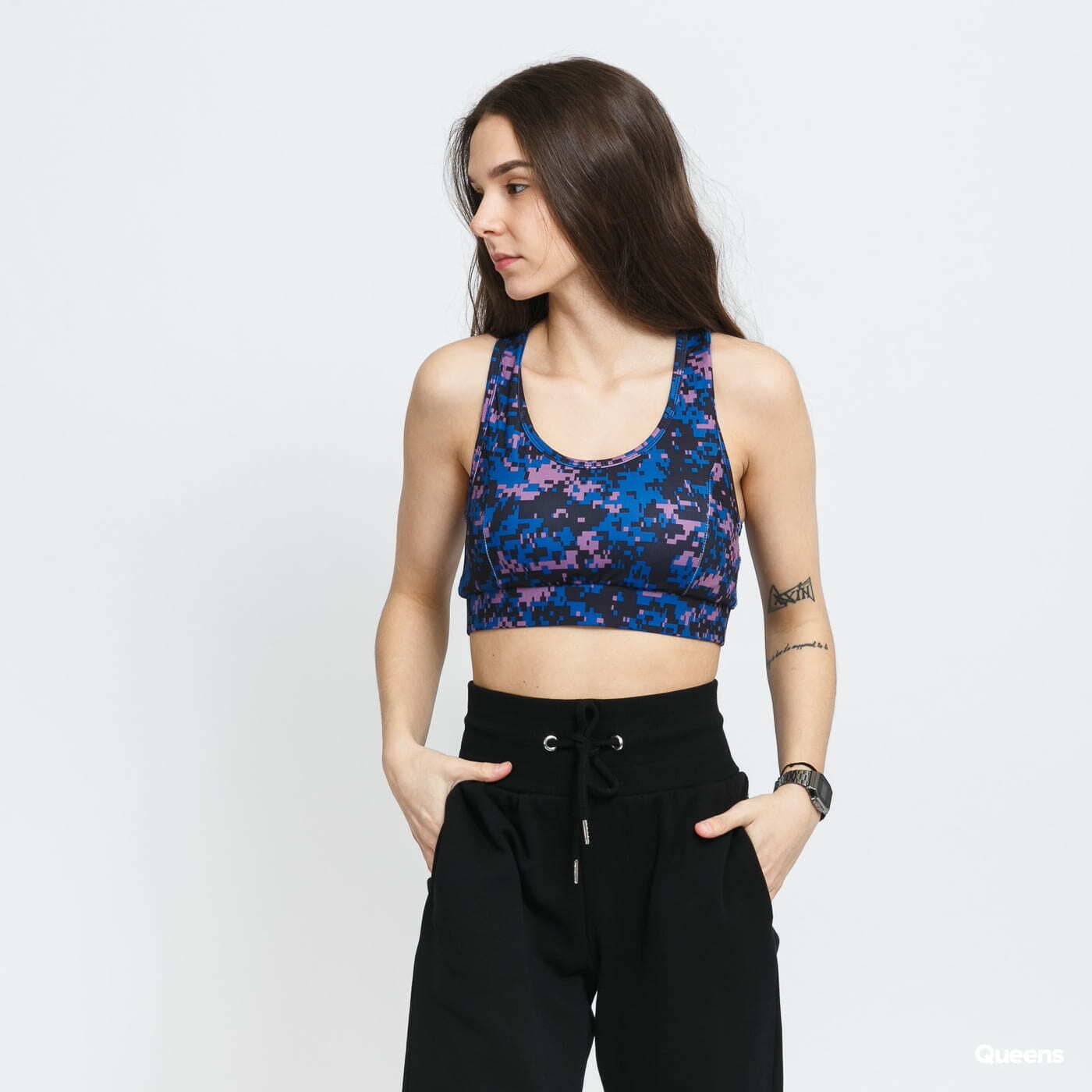 BHs Urban Classics Ladies Tech Mesh Bra Black/ Blue/ Purple