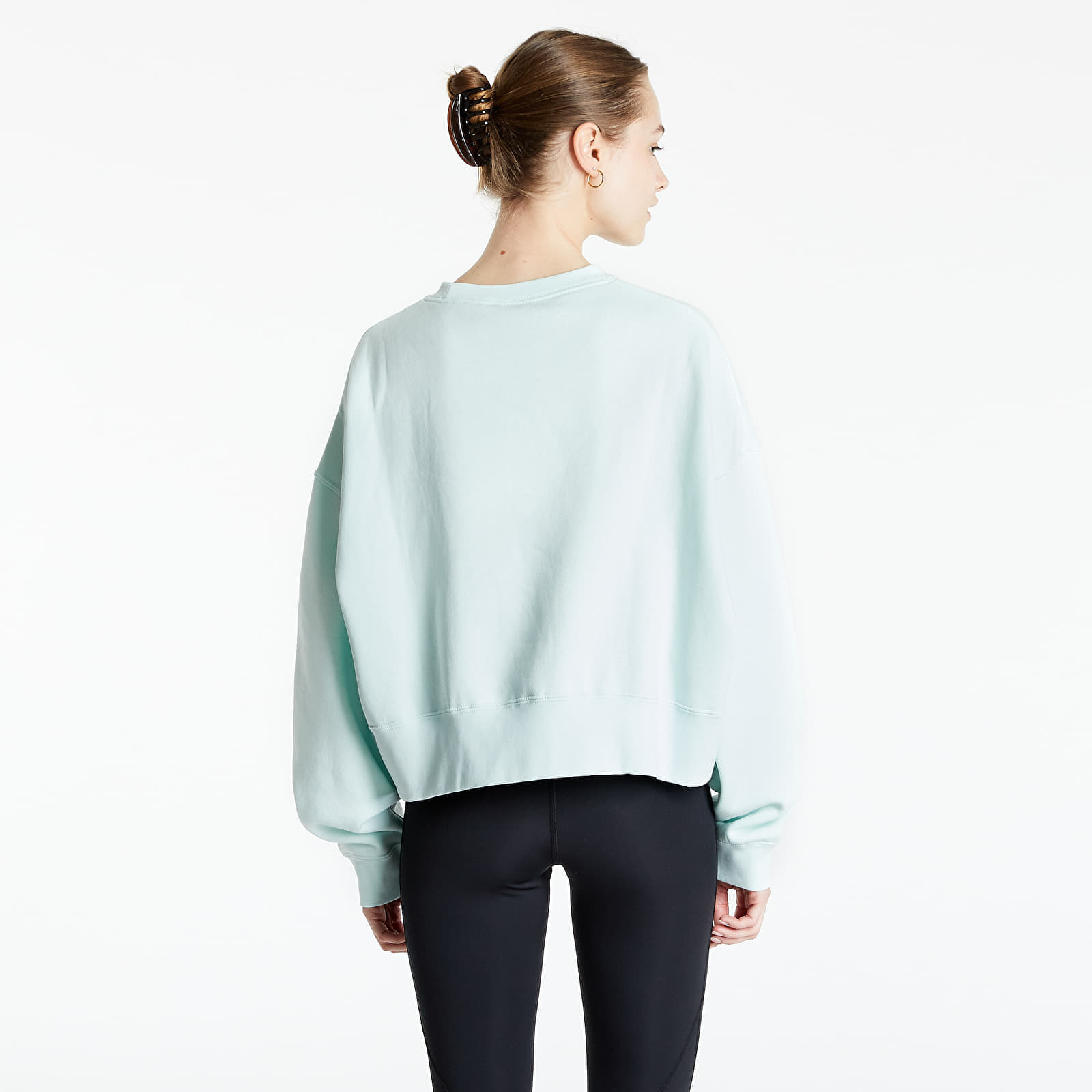 Hoodies and sweatshirts Nike W NSW Crew Fleece Trend Tyrkysová