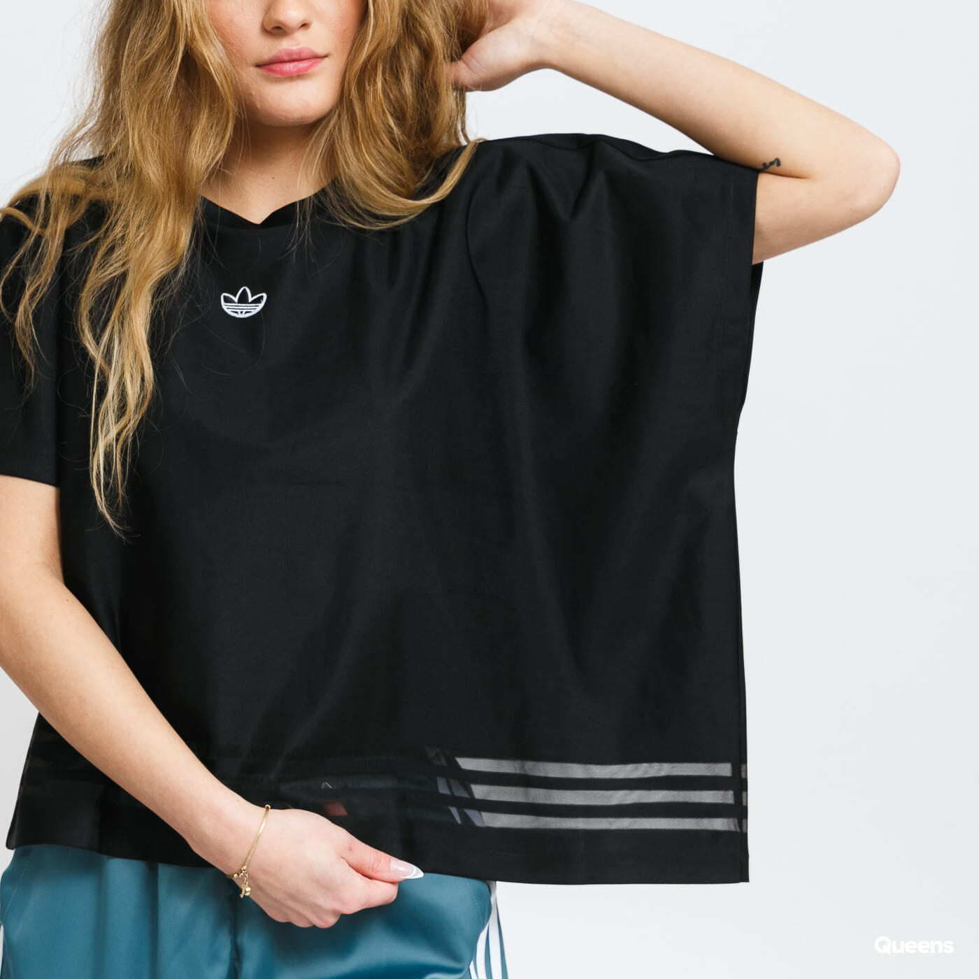 T Shirts adidas Originals T Shirt Black Queens