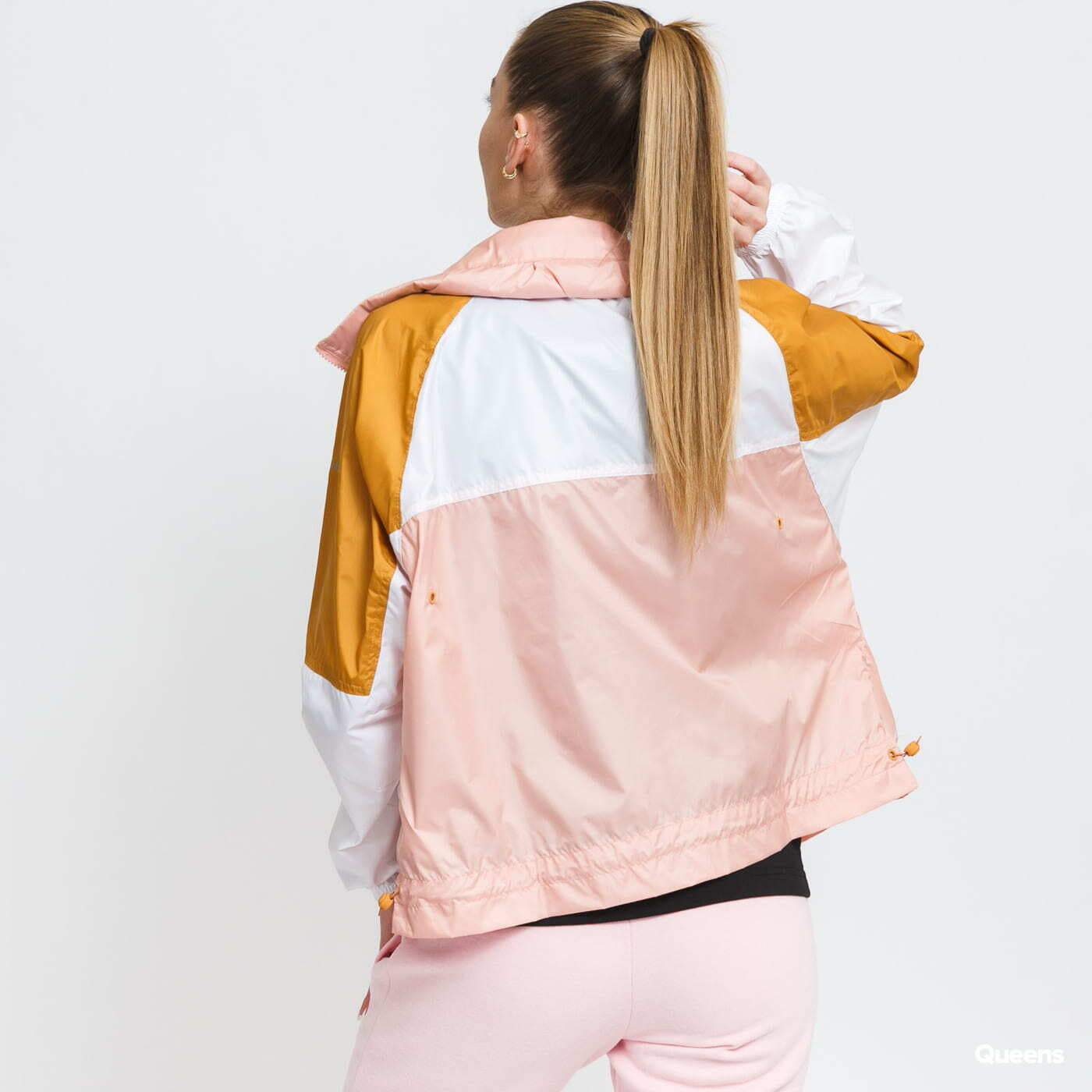 Vetrovky Columbia Windbreaker Pink/ Light Brown/ White