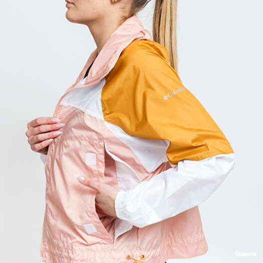 Columbia windbreaker pink best sale
