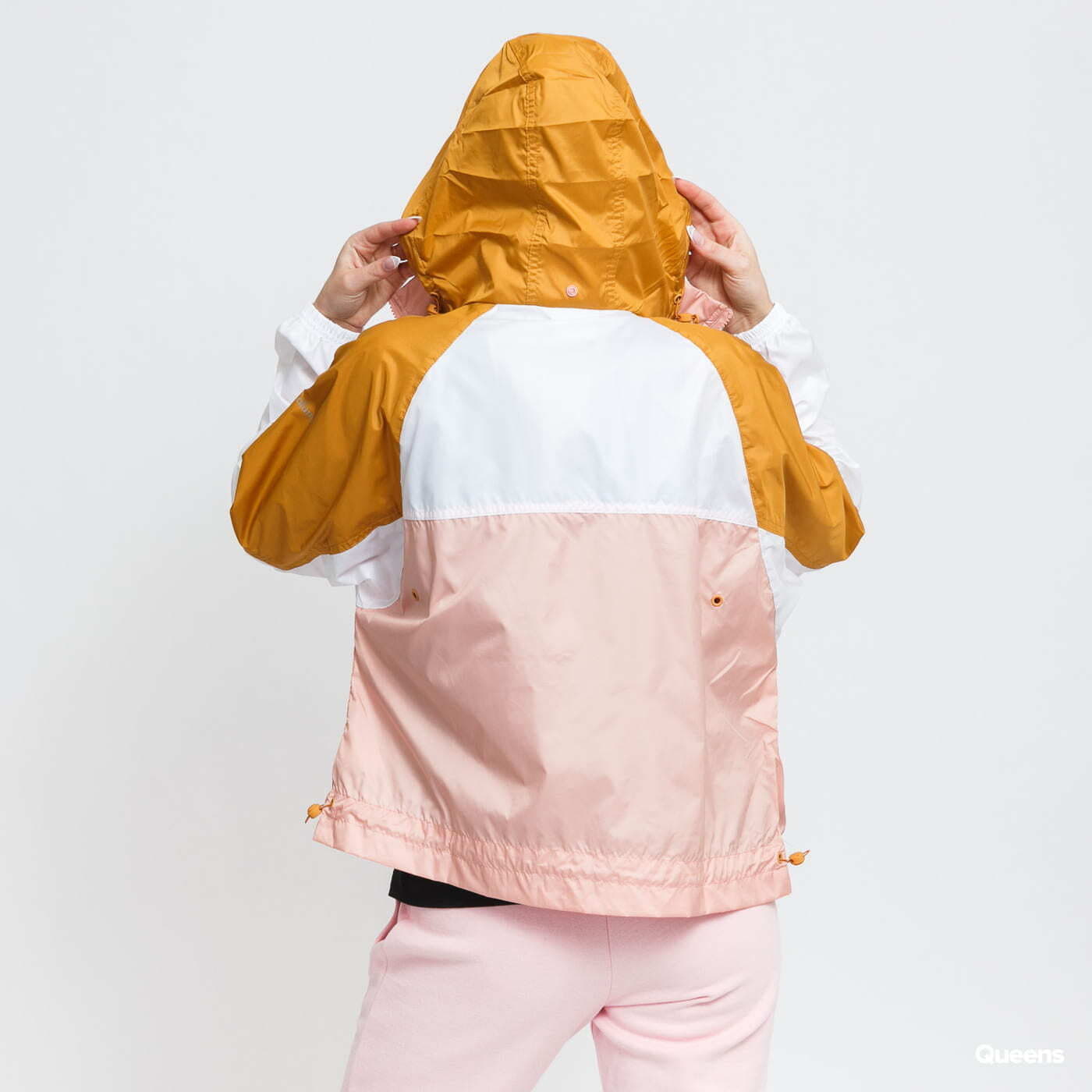 Vetrovky Columbia Windbreaker Pink/ Light Brown/ White