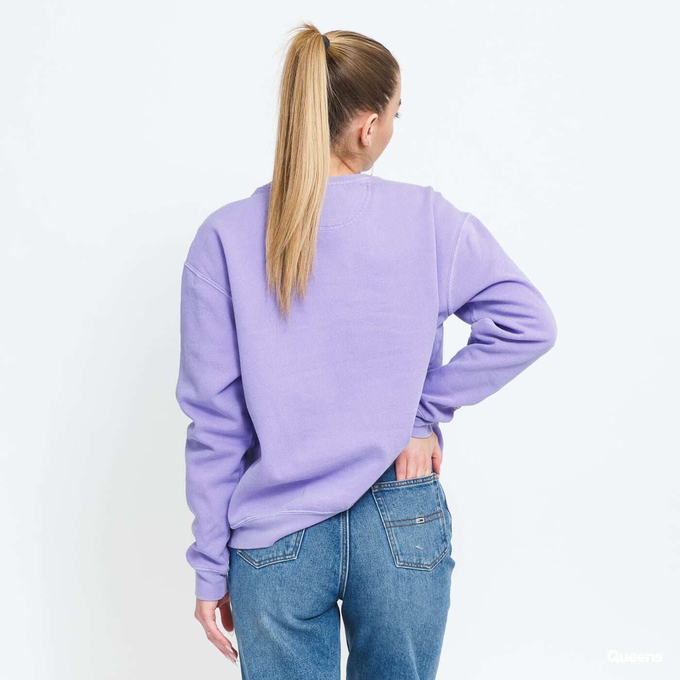 Mikiny LOVE THEM Womens Crewneck True Love fialova Purple
