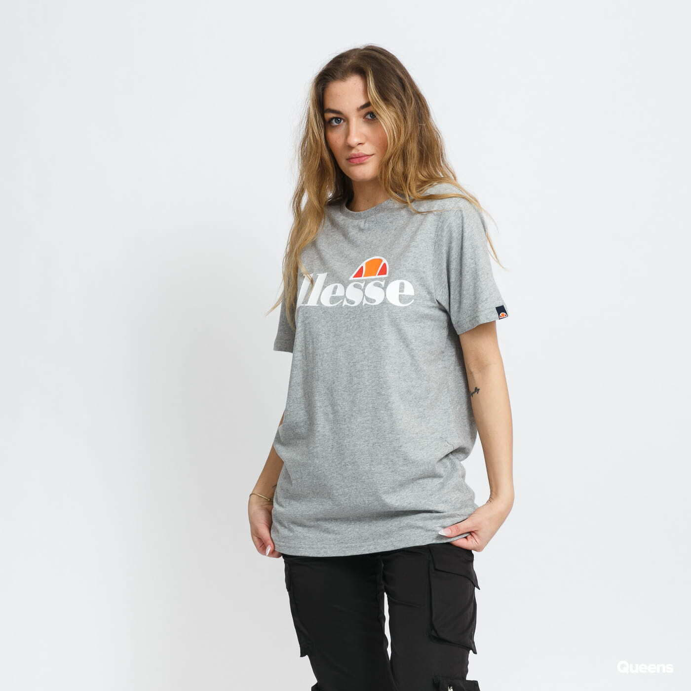 Trička ellesse Albany T-Shirt Melange Grey